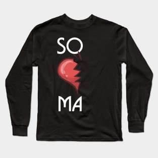 SO-MA Cute Soulmates Valentine's Day 2020 Partners Long Sleeve T-Shirt